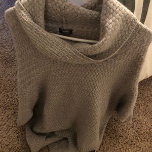 Neiman Marcus cashmere poncho sweater